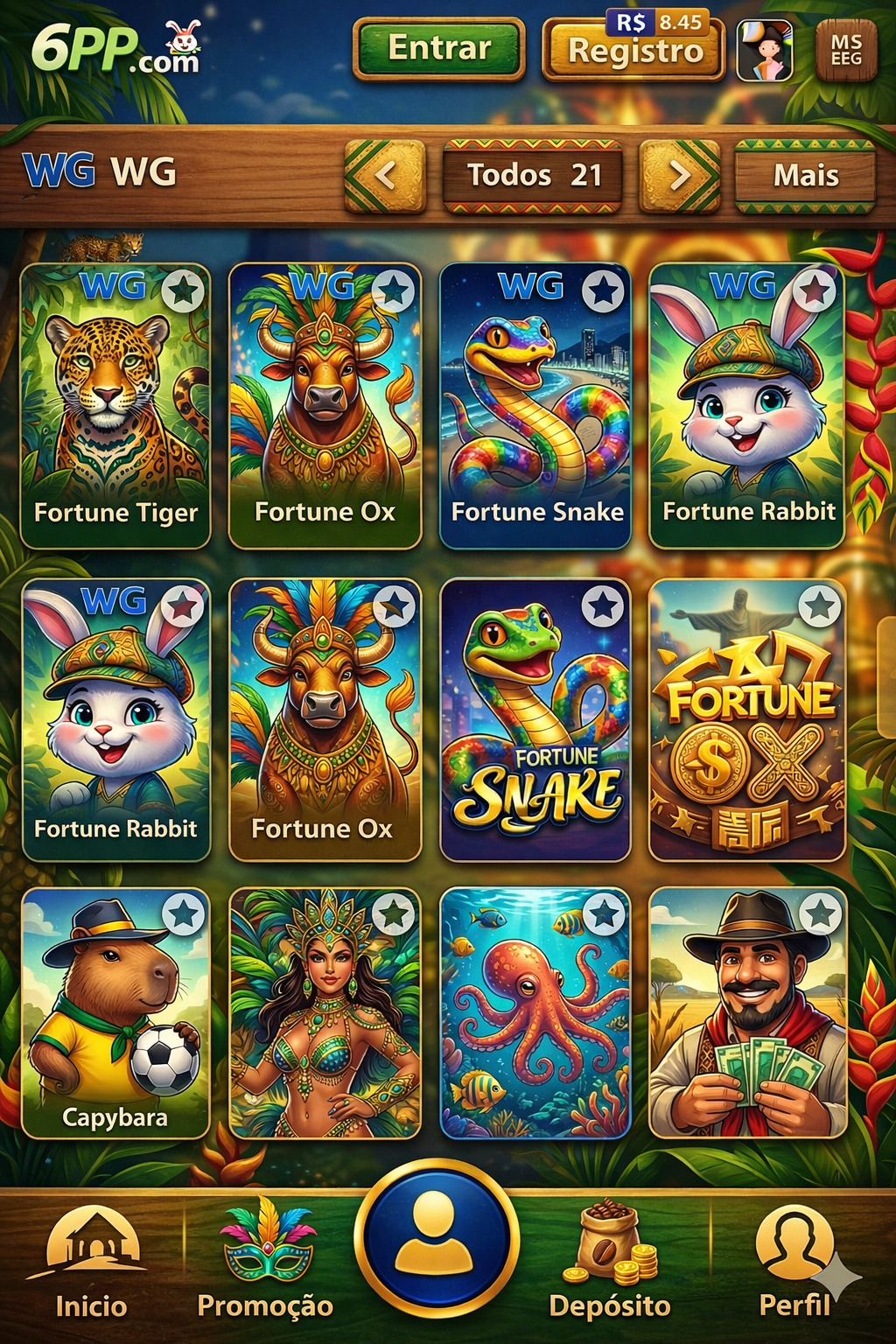 fortune tiger entrar 